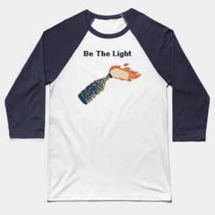 Be The Light - 8bit Pixelart Baseball T-Shirt